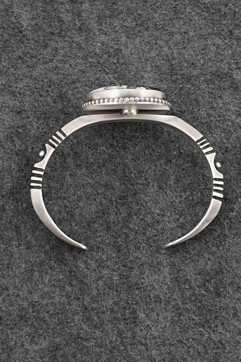 White Buffalo & Sterling Silver Bracelet - Paul Livingston