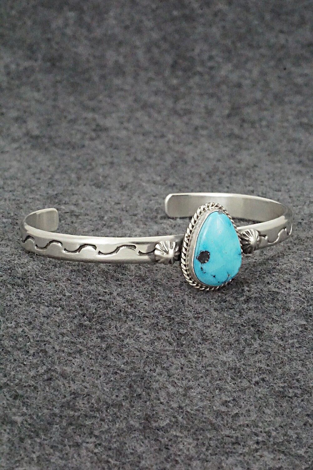 Turquoise & Sterling Silver Bracelet - Samuel Yellowhair