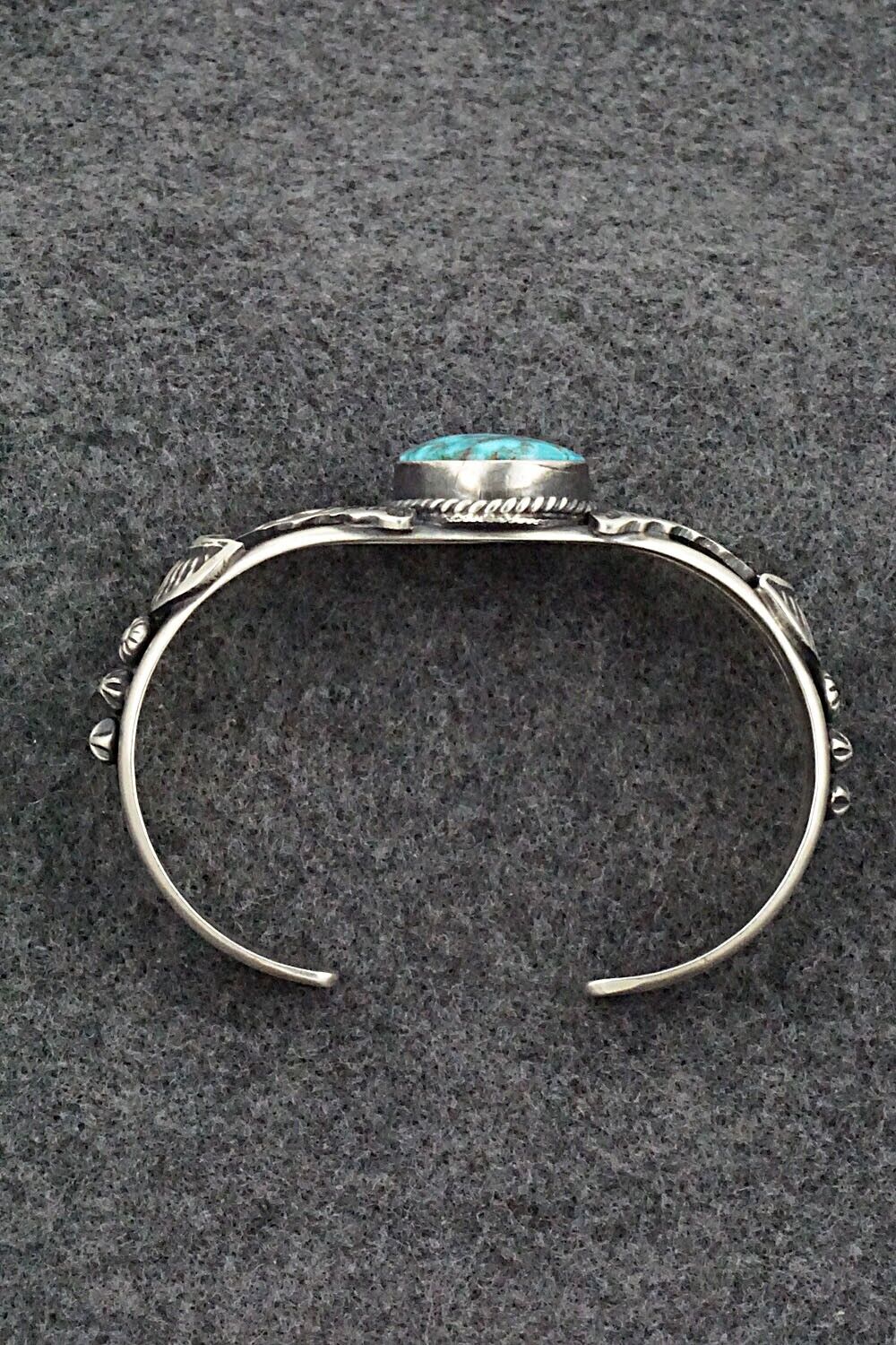 Turquoise & Sterling Silver Bracelet - Gilbert Tom