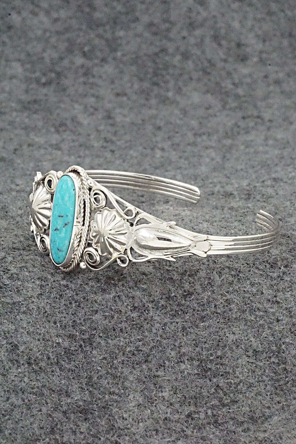 Turquoise and Sterling Silver Bracelet - Andrew Vandever