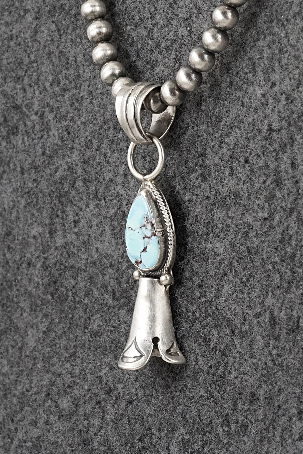 Turquoise & Sterling Silver Necklace - Sharon McCarthy