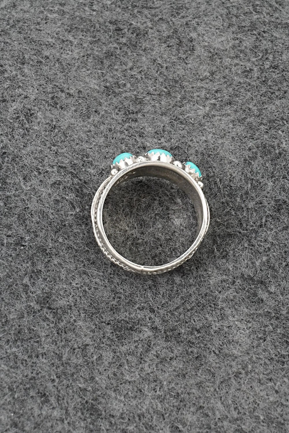 Turquoise & Sterling Silver Ring - Betty Begaye - Size 10