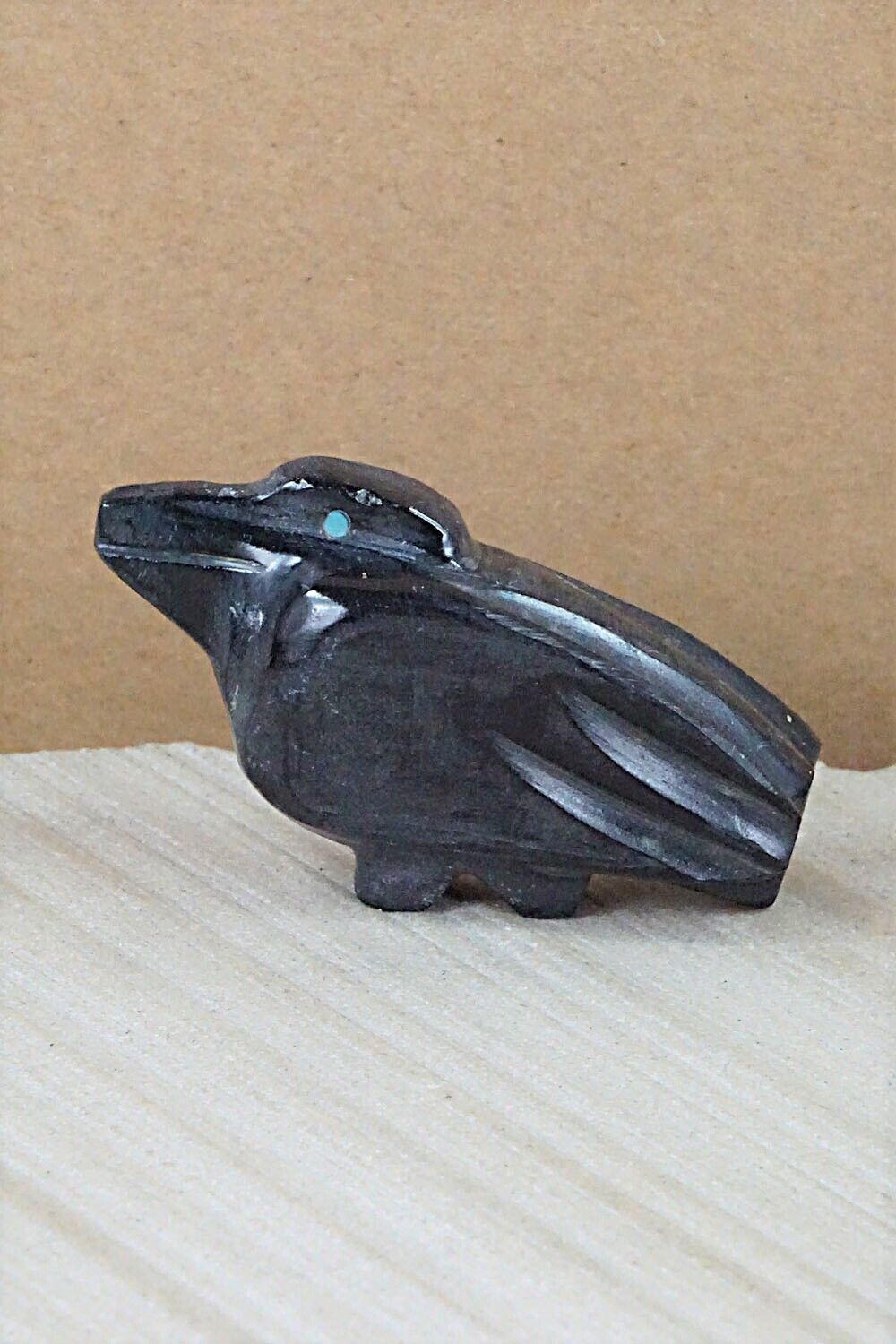 Crow Zuni Fetish Carving - Tim Lementino