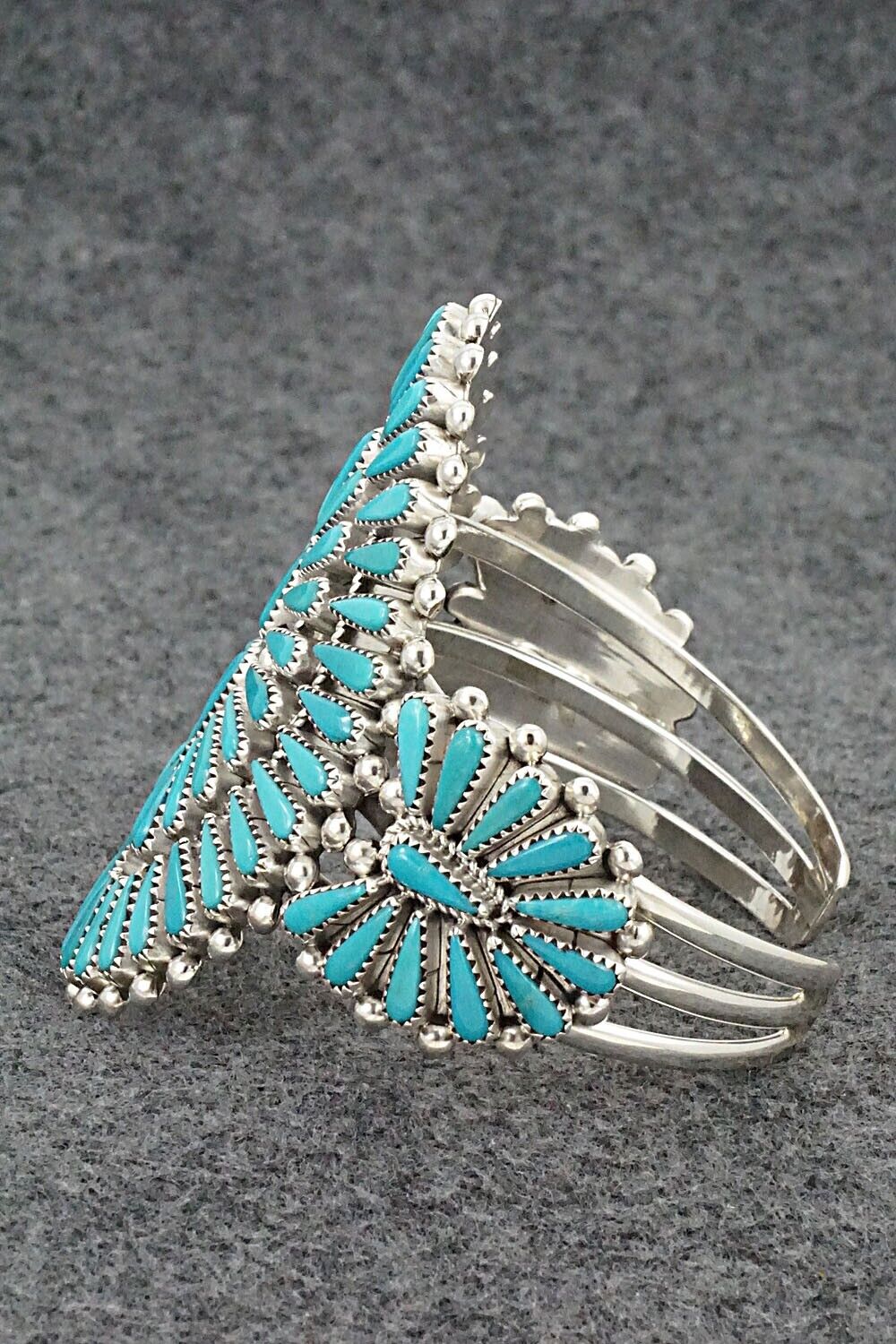 Turquoise & Sterling Silver Bracelet - Kyle Wilson