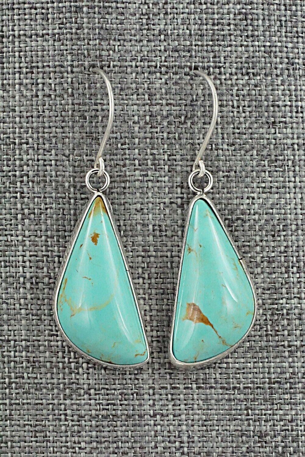 Turquoise & Sterling Silver Earrings - Rena Begay
