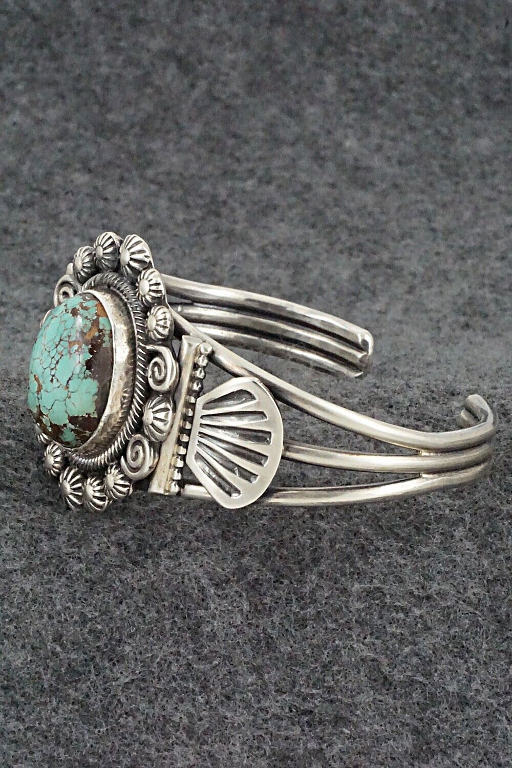 Turquoise & Sterling Silver Bracelet - Leon Martinez