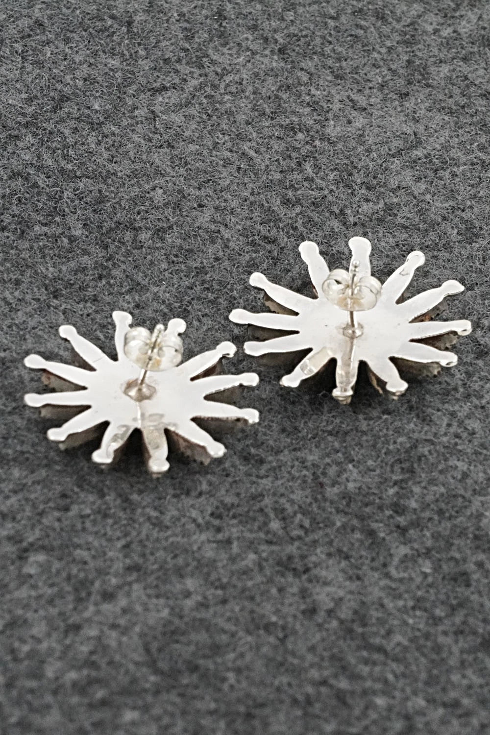 Turquoise & Sterling Silver Earrings - Samantha Waatsa