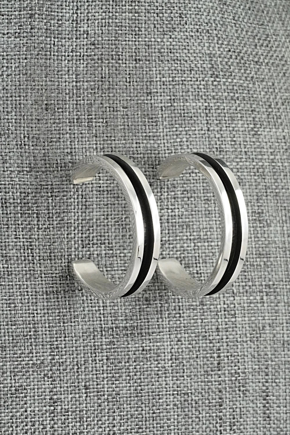 Sterling Silver Hoop Earrings - Tom Hawk