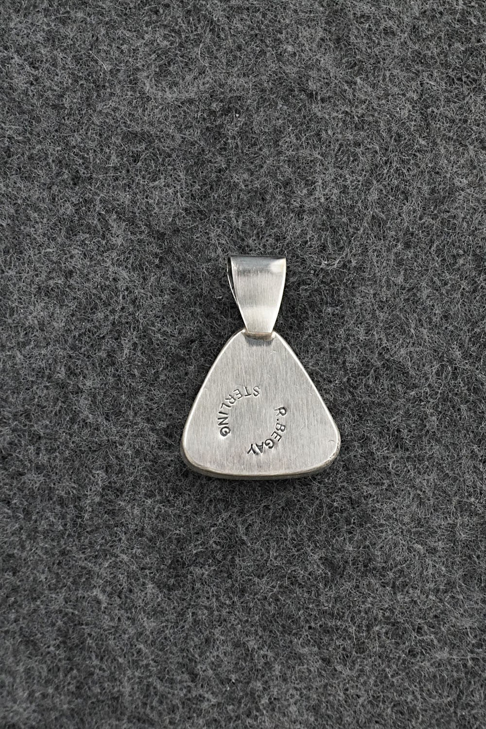 Turquoise & Sterling Silver Pendant - Rena Begay