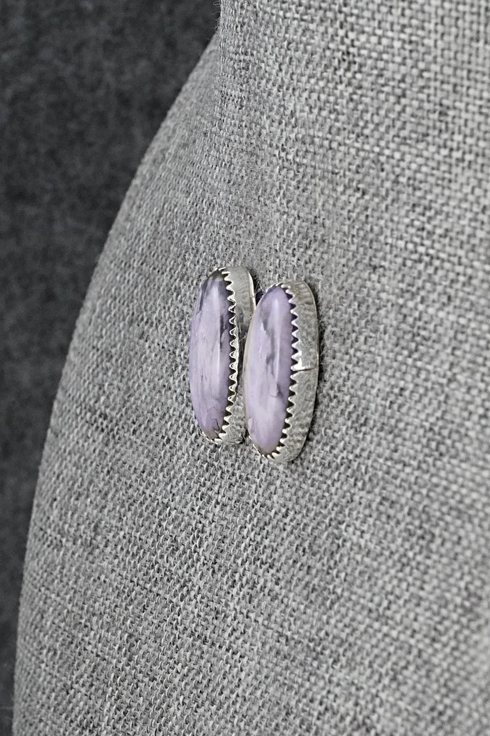 Morado & Sterling Silver Earrings - Murray Hannaweeka