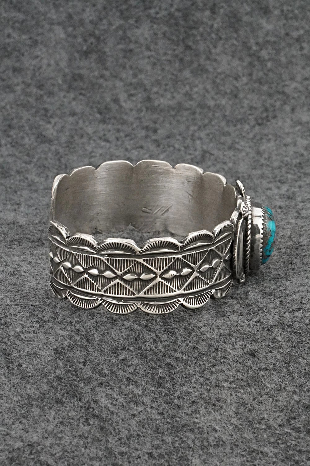 Turquoise & Sterling Silver Bracelet - Tillie Jon
