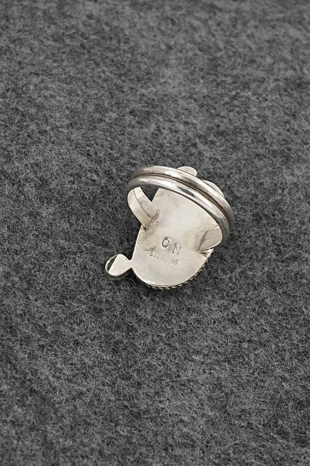 Turquoise & Sterling Silver Ring - Cody Nez - Size 8