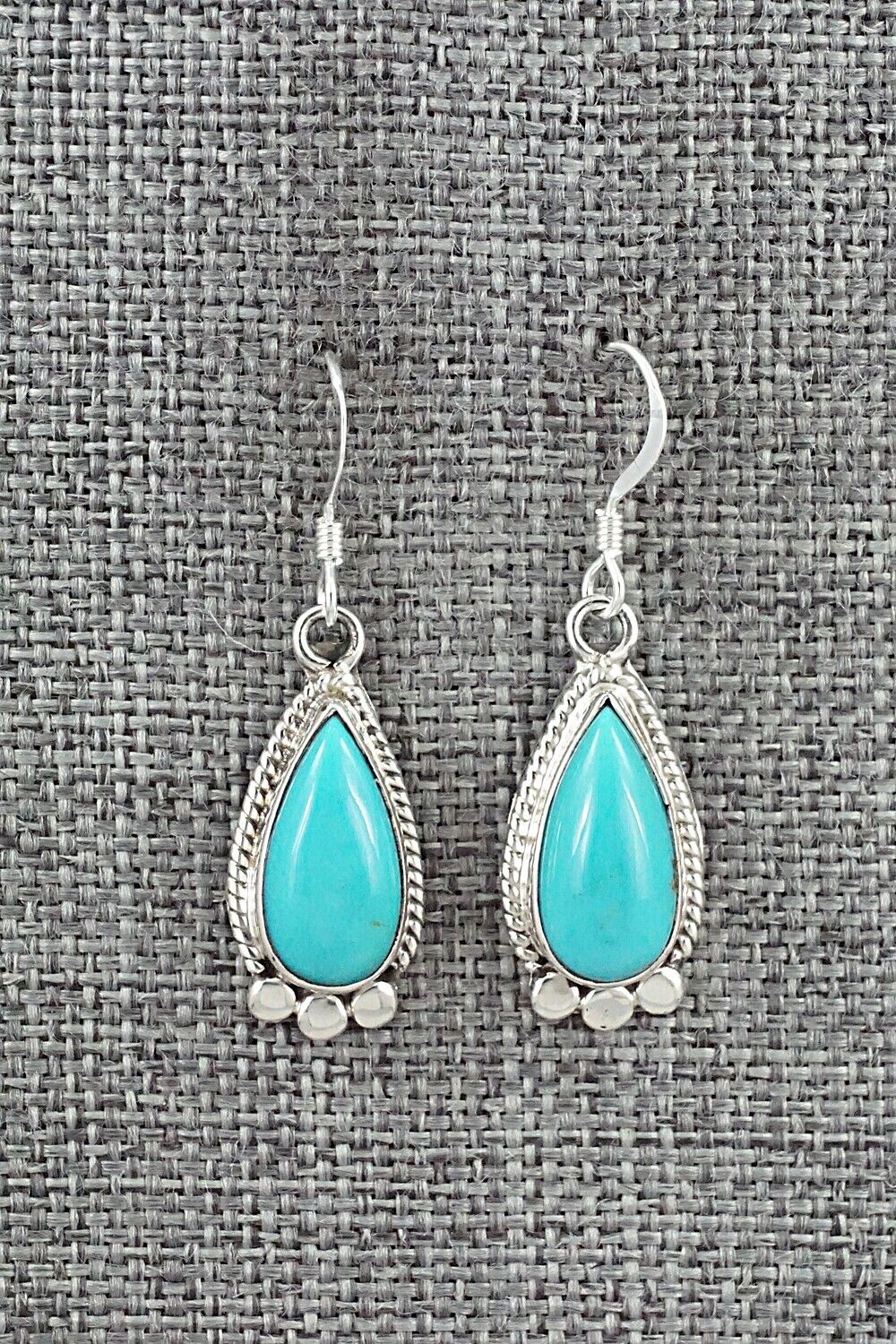 Turquoise and Sterling Silver Earrings - Sharon McCarthy