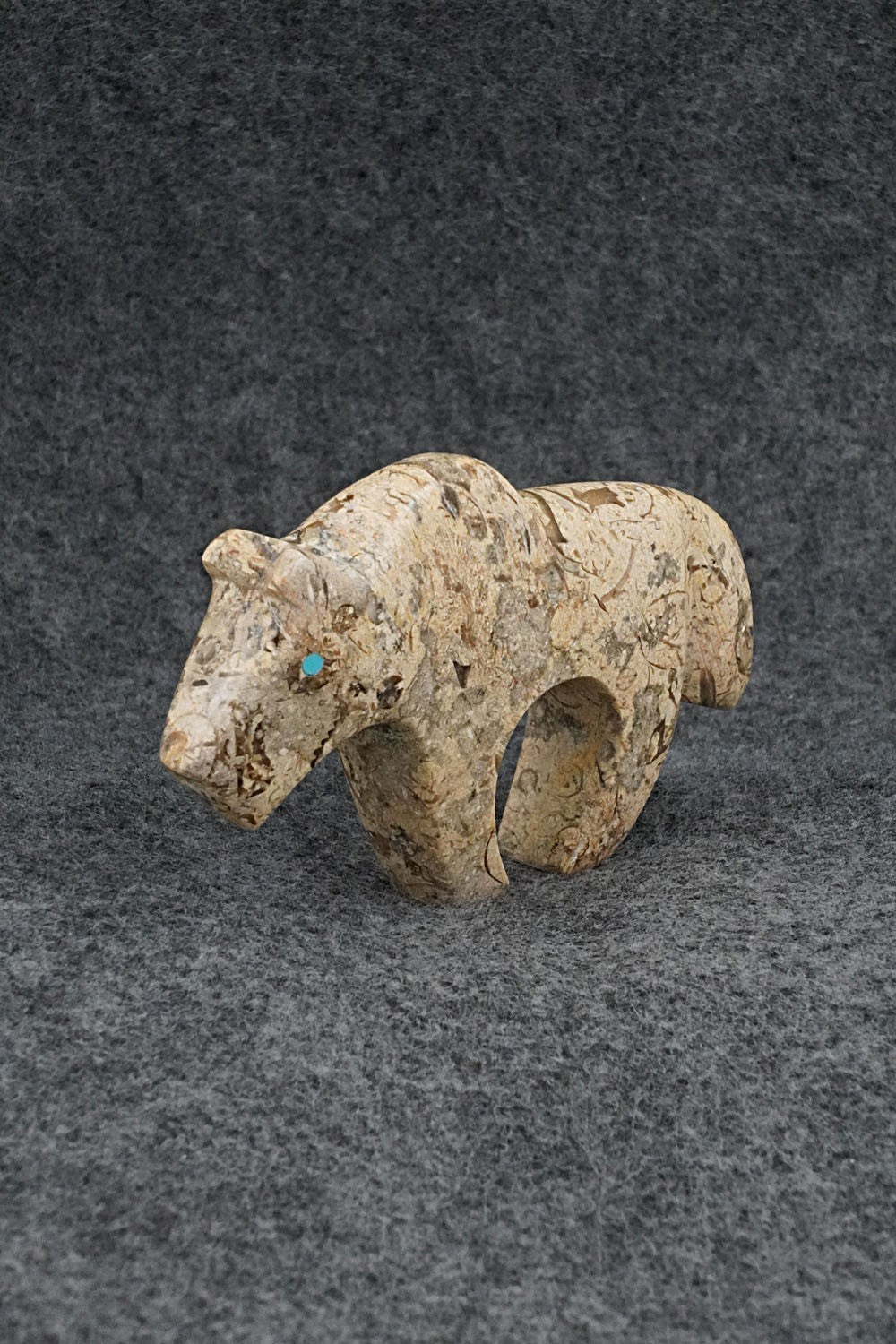Horse Zuni Fetish Carving - Kenric Laiwakete