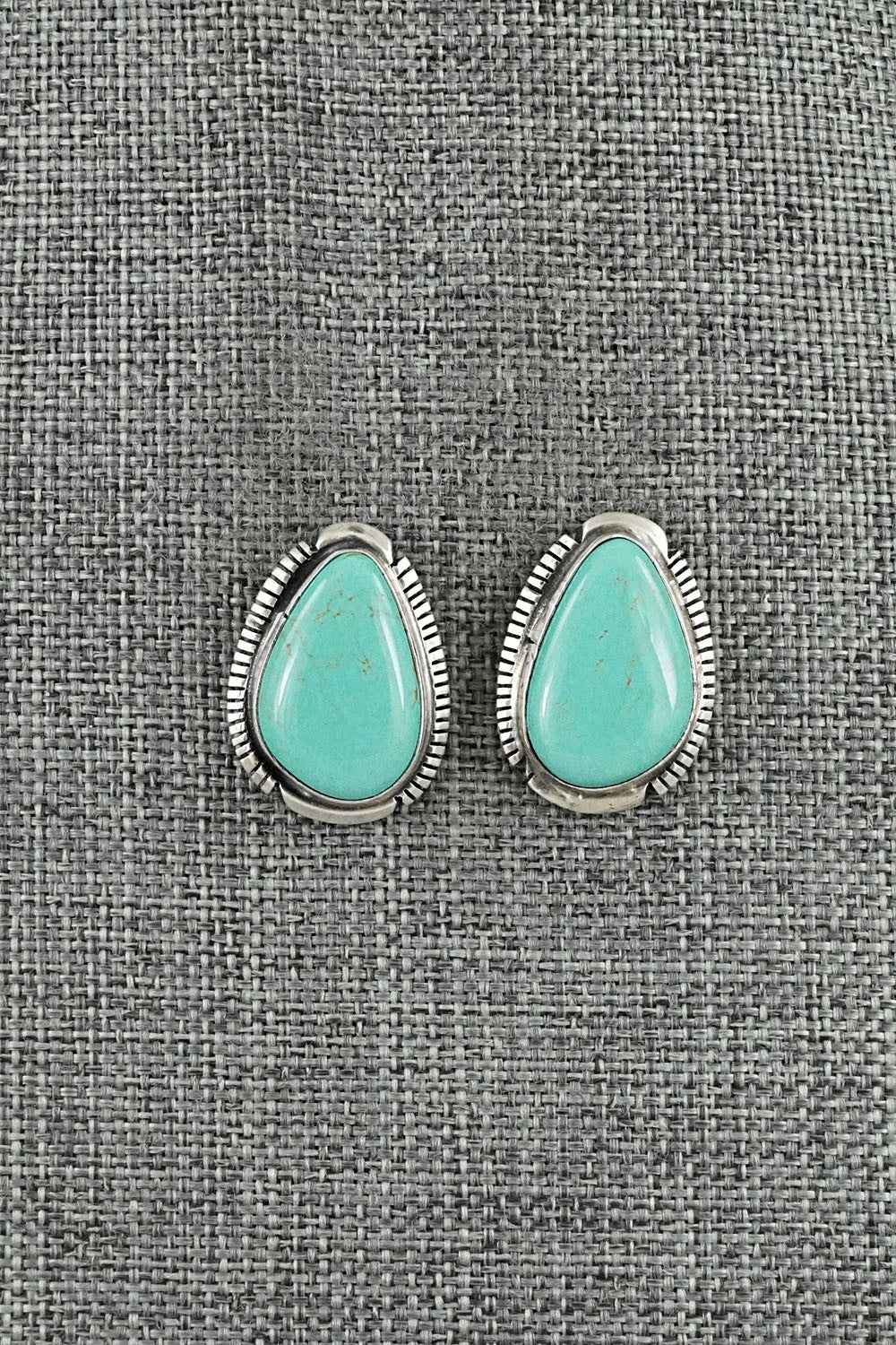 Turquoise & Sterling Silver Earrings - Thomas Francisco