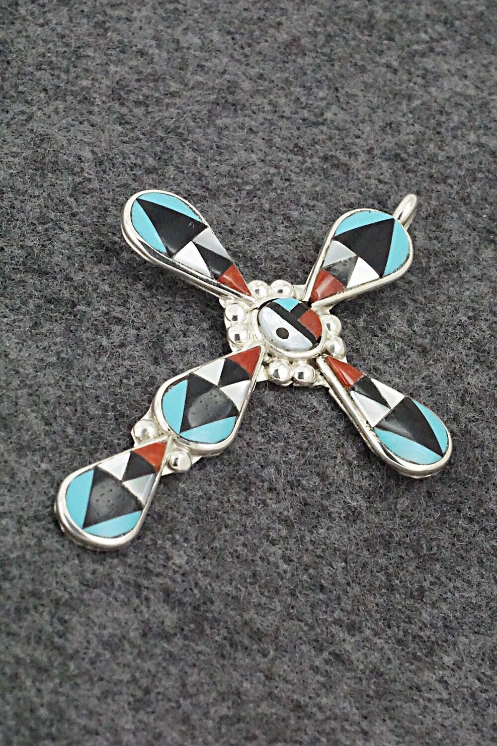 Multi-Stone & Sterling Silver Pendant - Florency Lucio