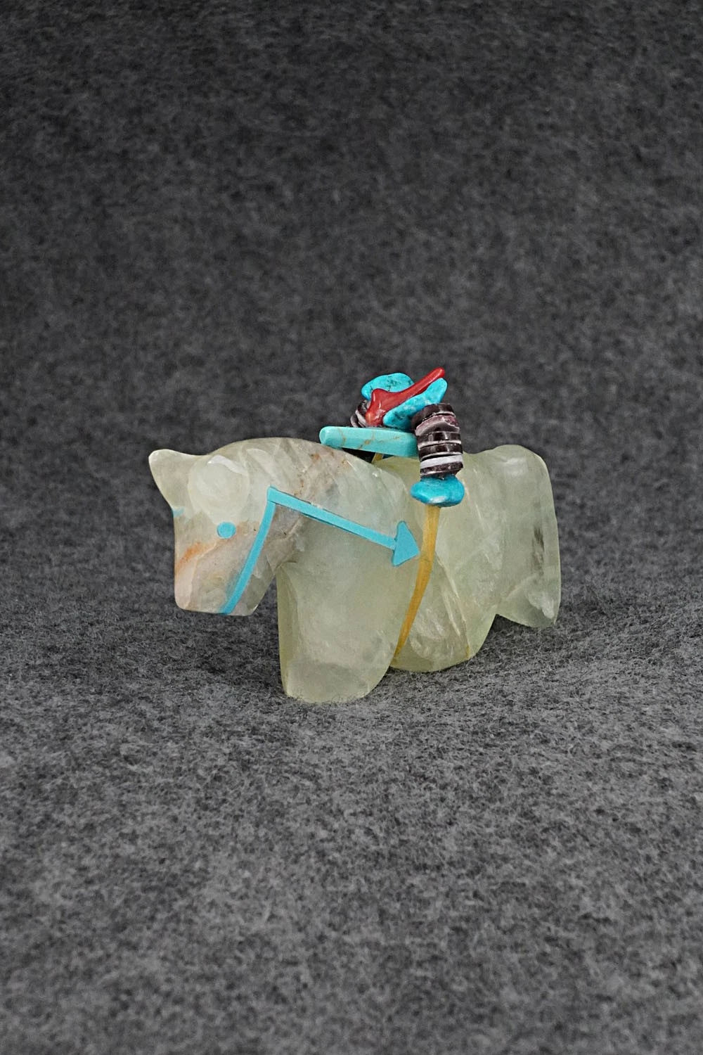 Horse Zuni Fetish Carving - Rodney Laiwakete