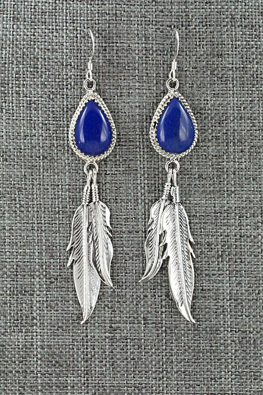 Lapis & Sterling Silver Earrings - Harris Largo