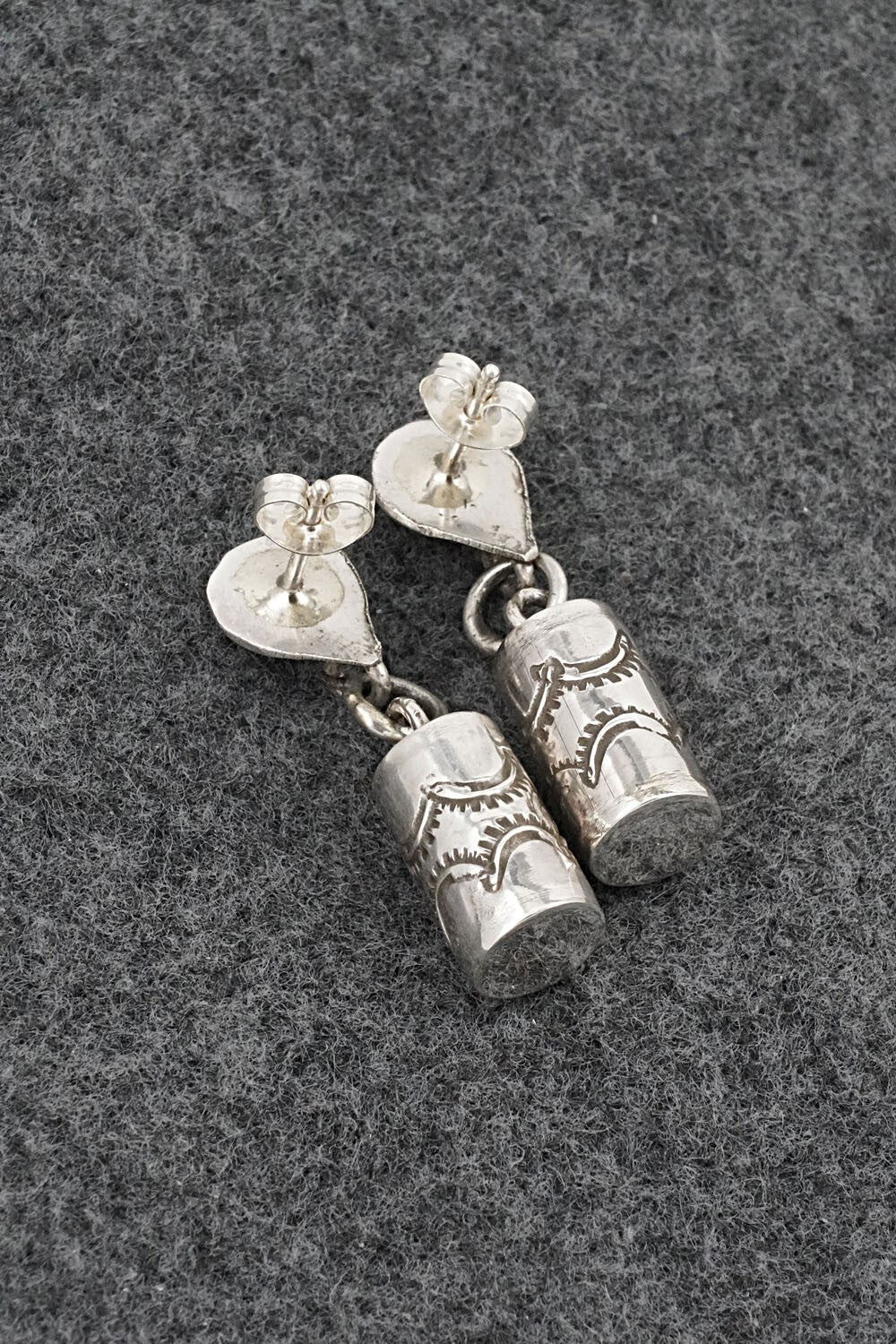 Sterling Silver Earrings - Kim Yazzie