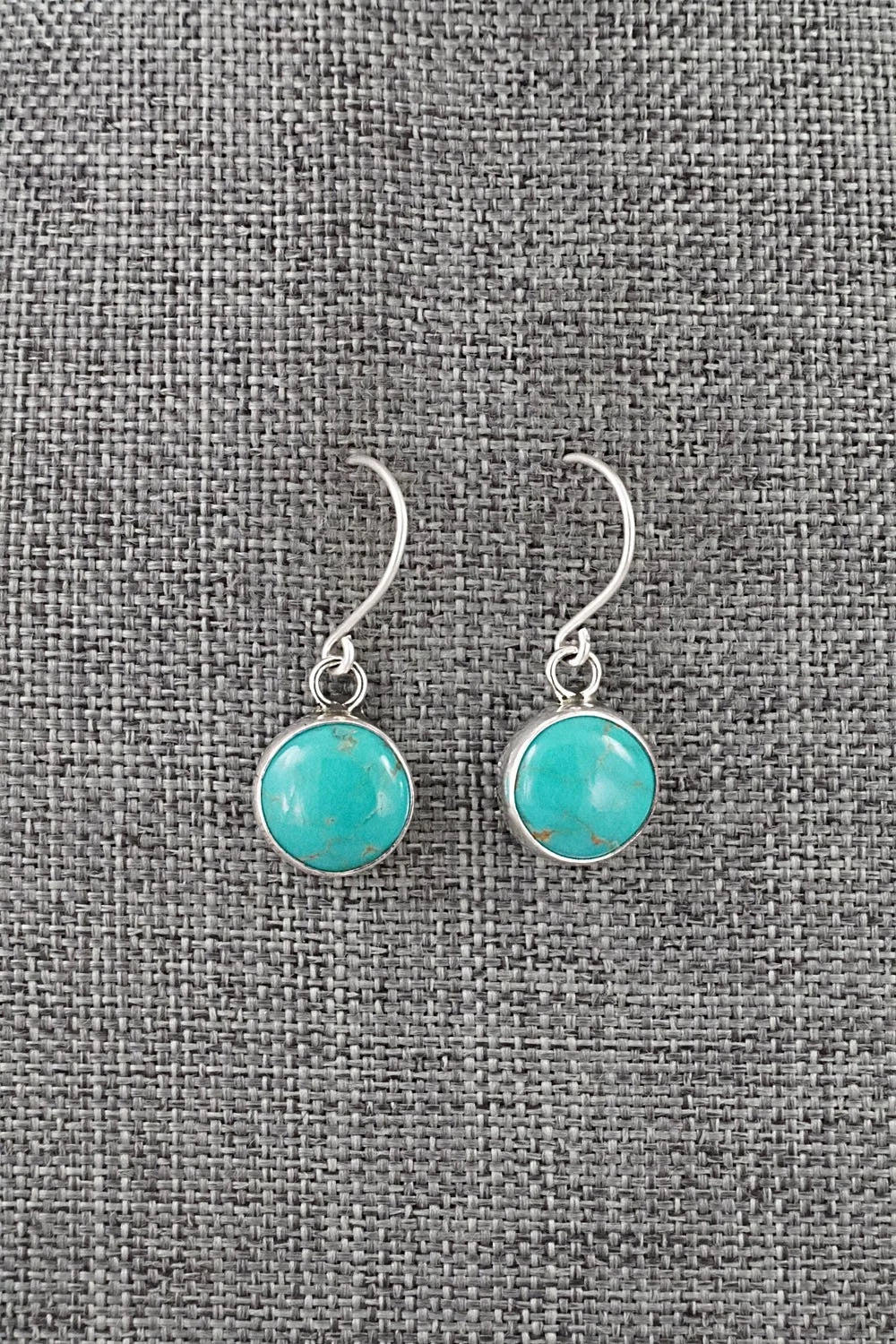 Turquoise & Sterling Silver Earrings - Rosemary Saunders