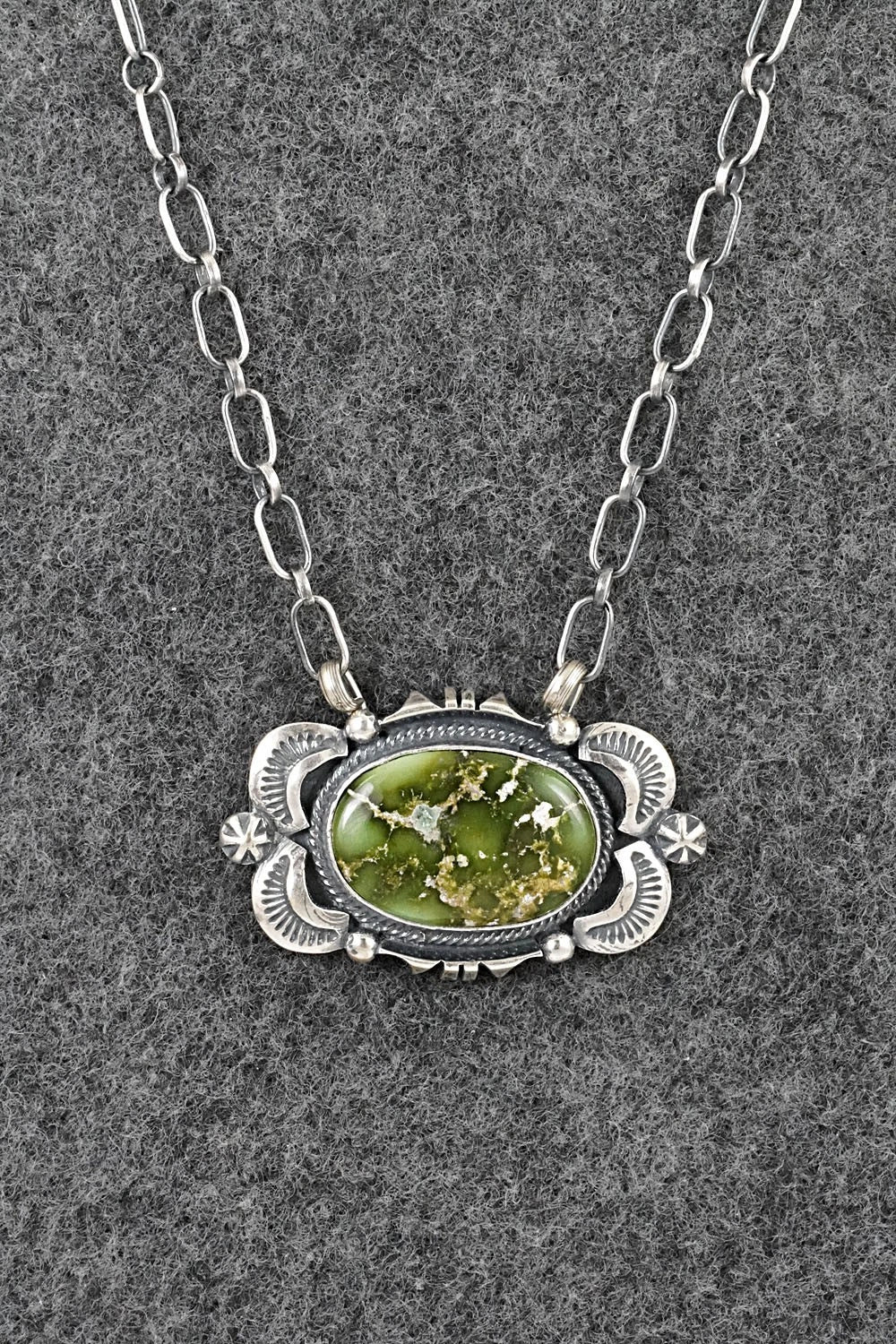 Turquoise & Sterling Silver Necklace - Daniel Benally