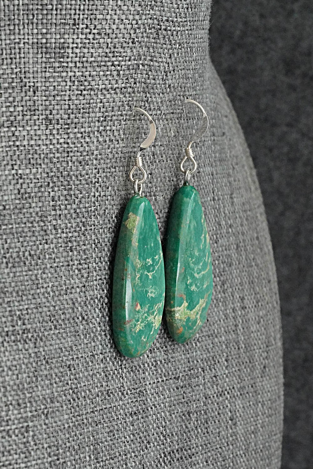 Turquoise & Sterling Silver Earrings - Tammy Nolcot