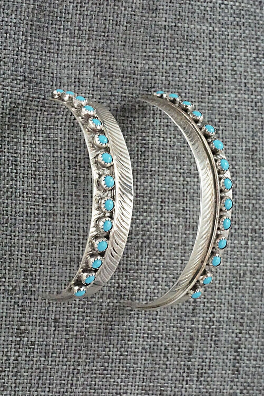 Turquoise & Sterling Silver Earrings - Aaron Davis