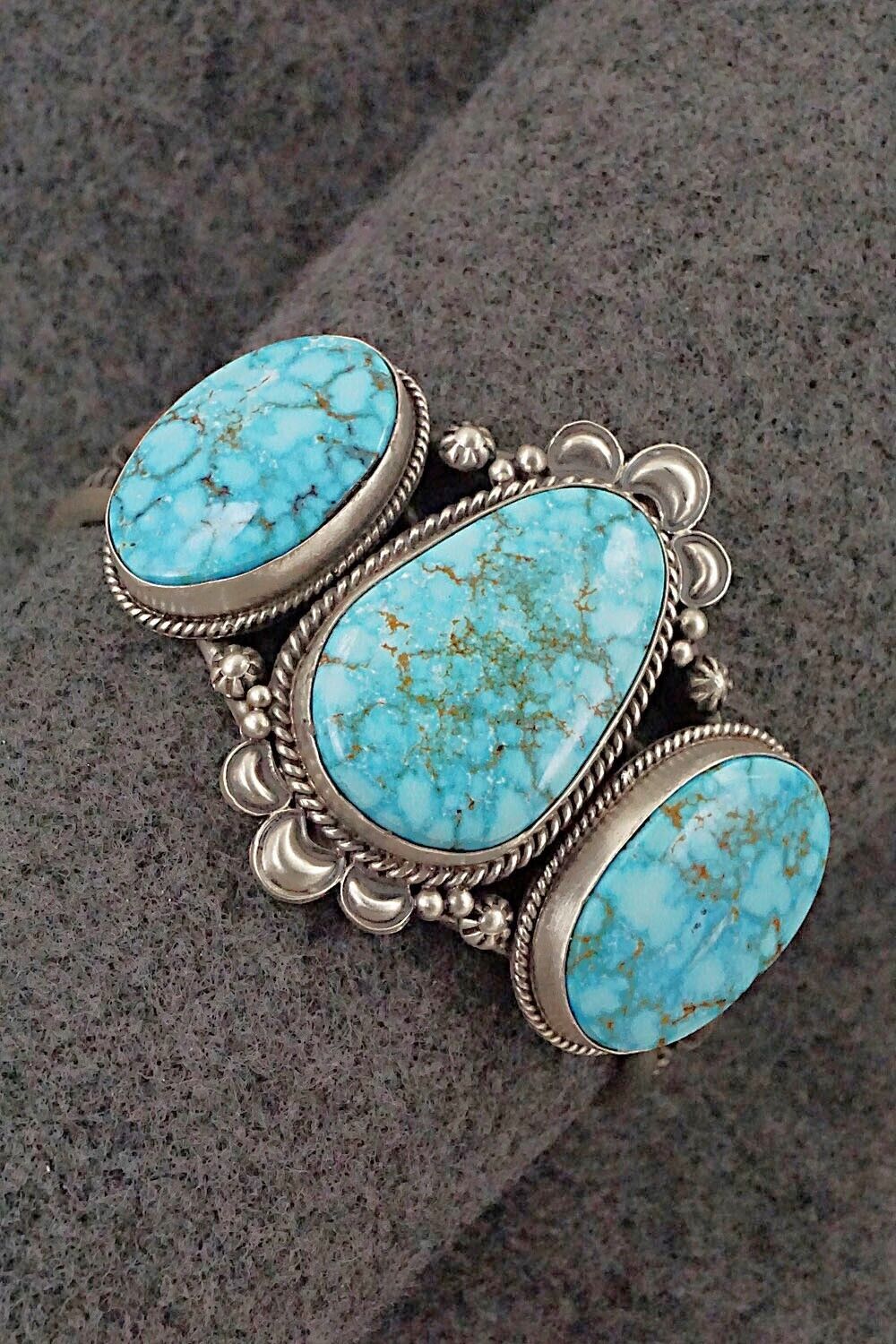 Turquoise & Sterling Silver Bracelet - Derrick Gordon