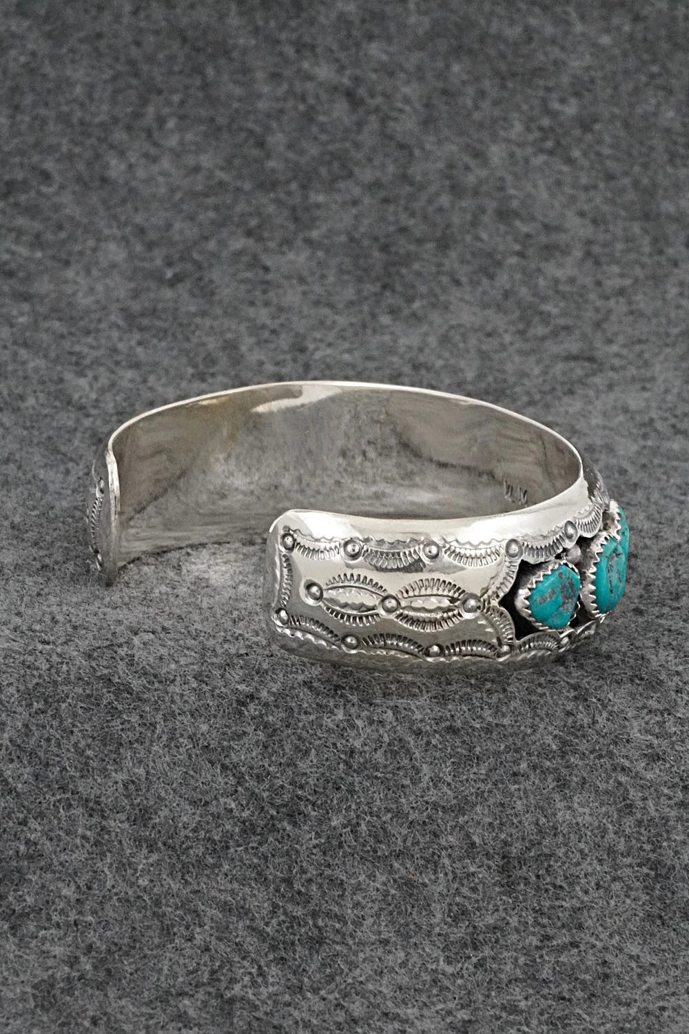 Turquoise & Sterling Silver Bracelet - Wilbert Muskett Sr.