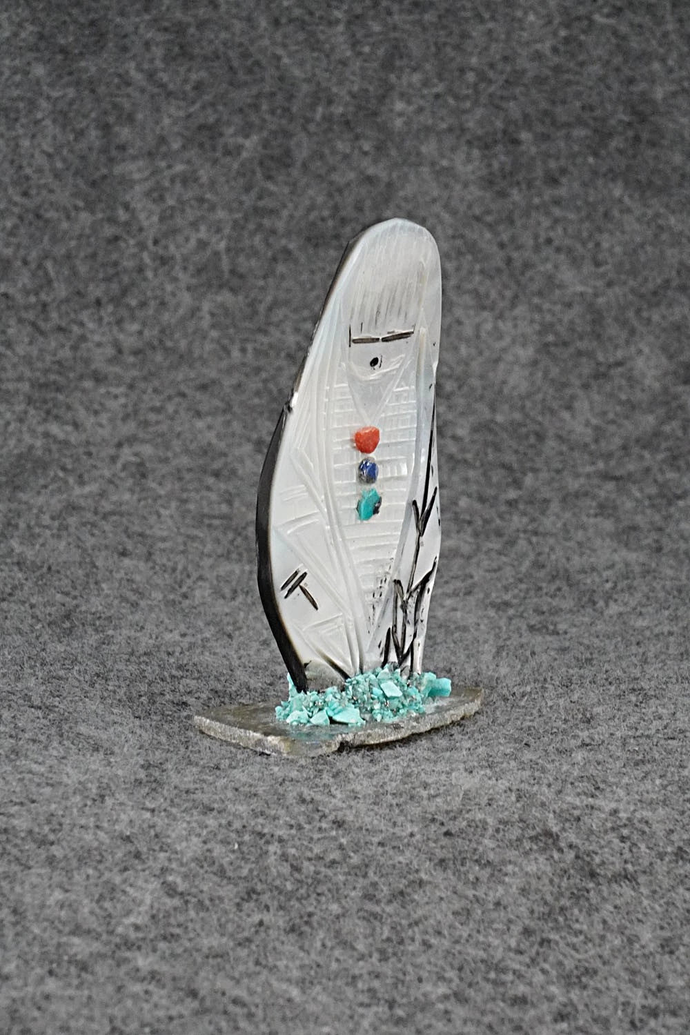 Corn Maiden Zuni Fetish Carving - Gloria Chattin