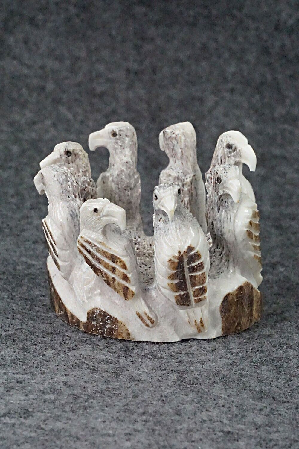 Eagles Zuni Fetish Carving - Chris Peina