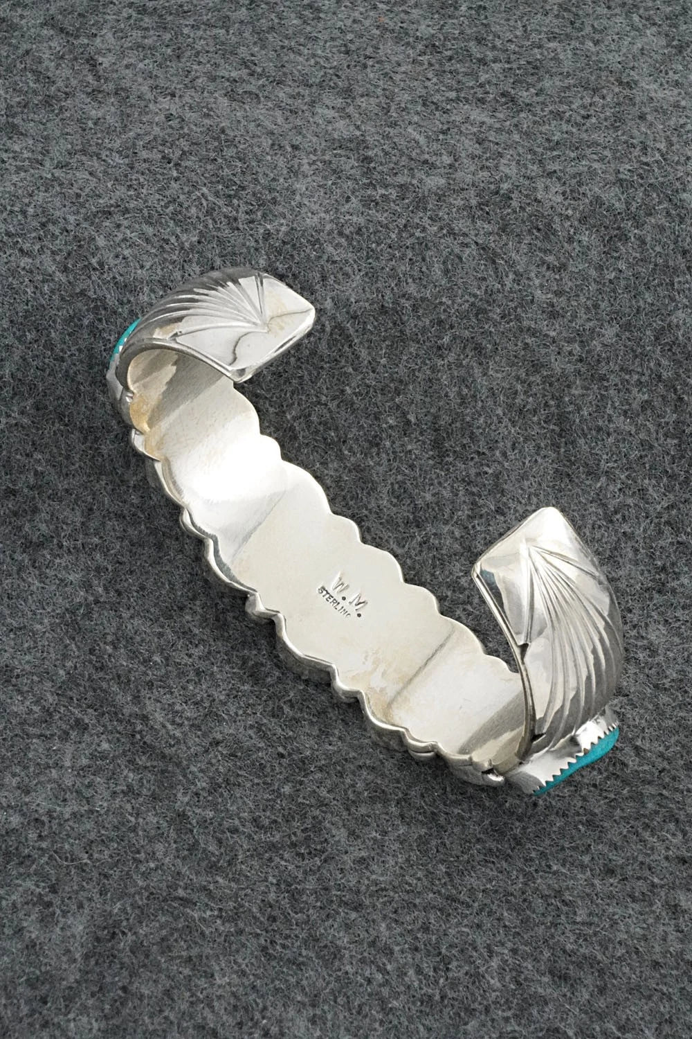 Turquoise & Sterling Silver Bracelet - Wilbert Muskett Sr.