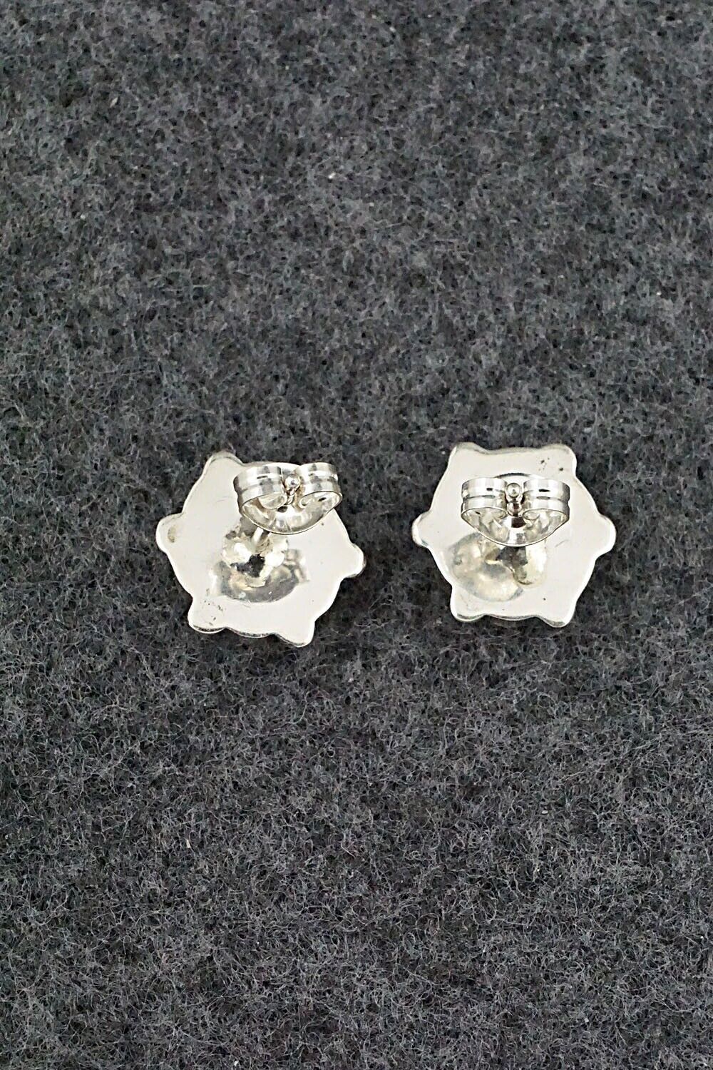 Mother of Pearl & Sterling Silver Earrings - Bernadette Hattie