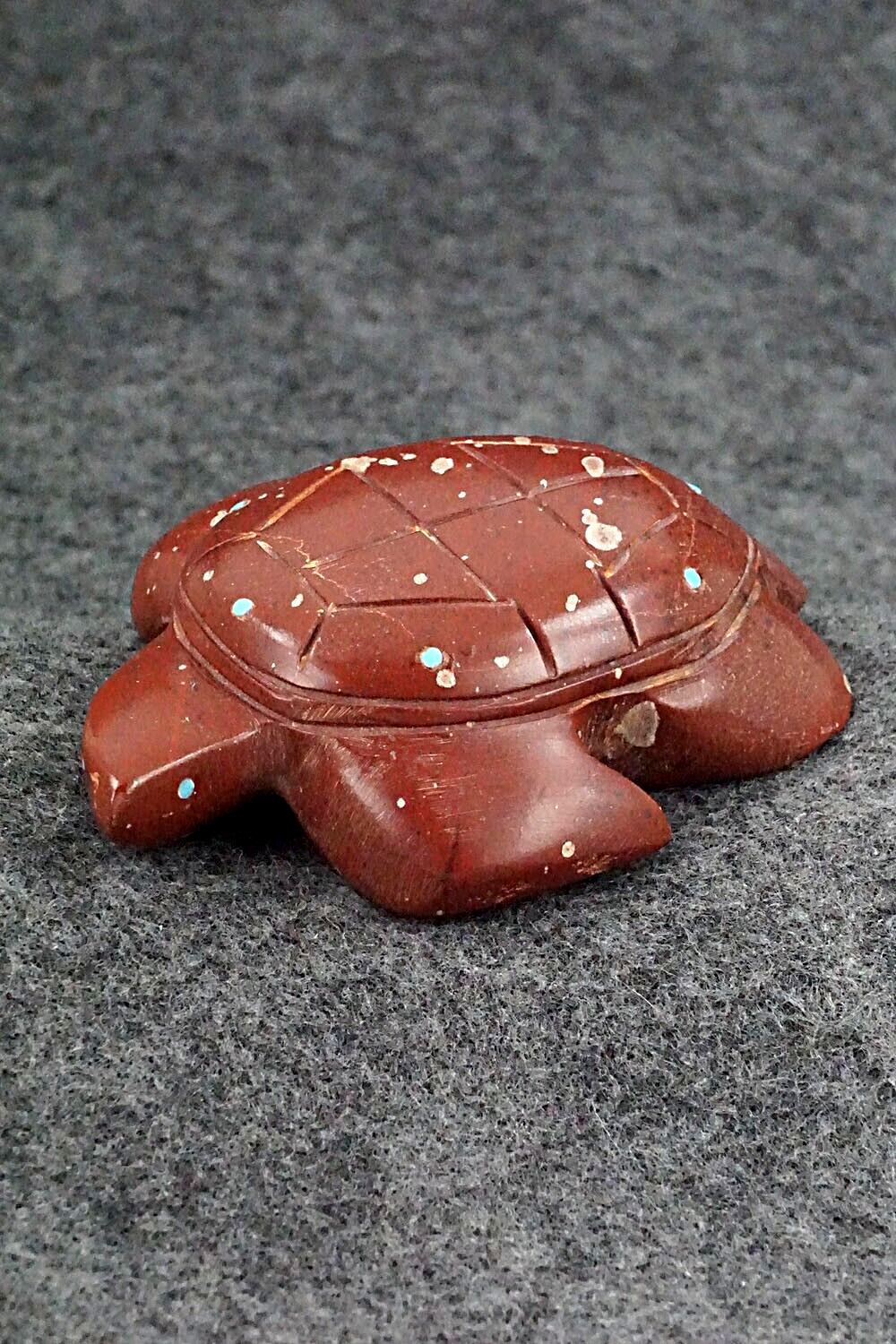 Sea Turtle Zuni Fetish Carving - Gilbert Lonjose