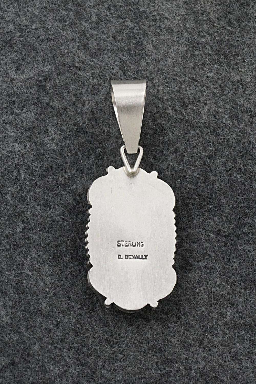 Turquoise & Sterling Silver Pendant - Daniel Benally