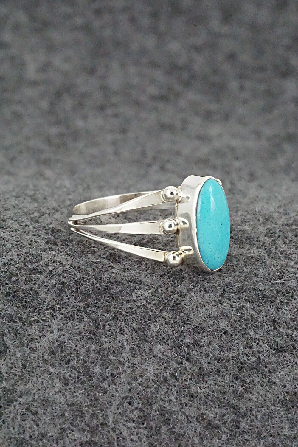 Turquoise & Sterling Silver Ring - Paige Gordon - Size 9