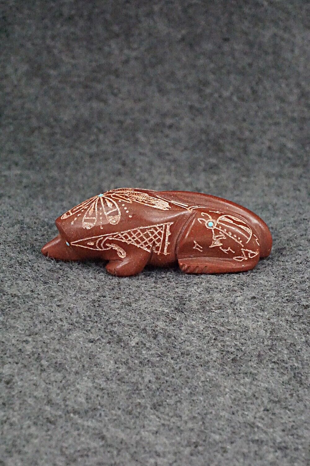 Mole Zuni Fetish Carving - Adrian Cachini