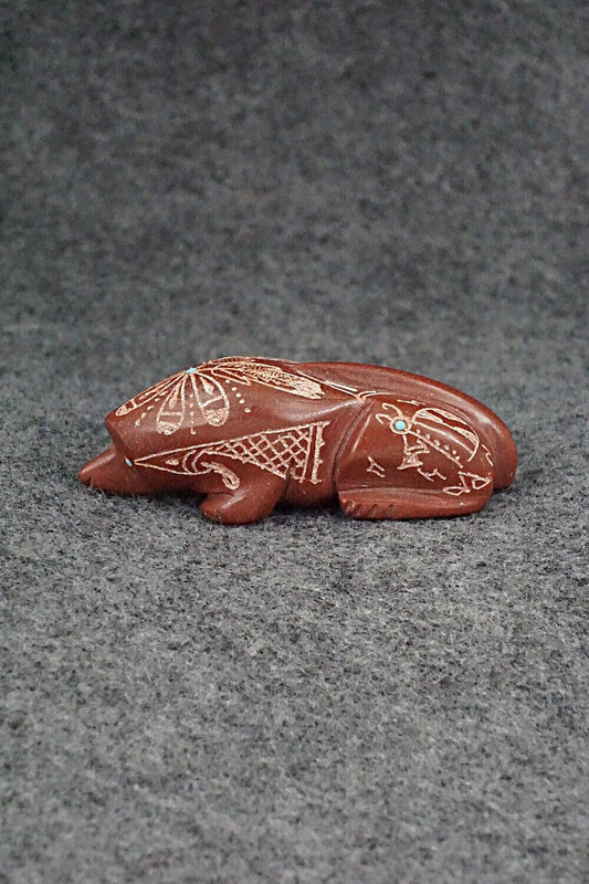 Mole Zuni Fetish Carving - Adrian Cachini