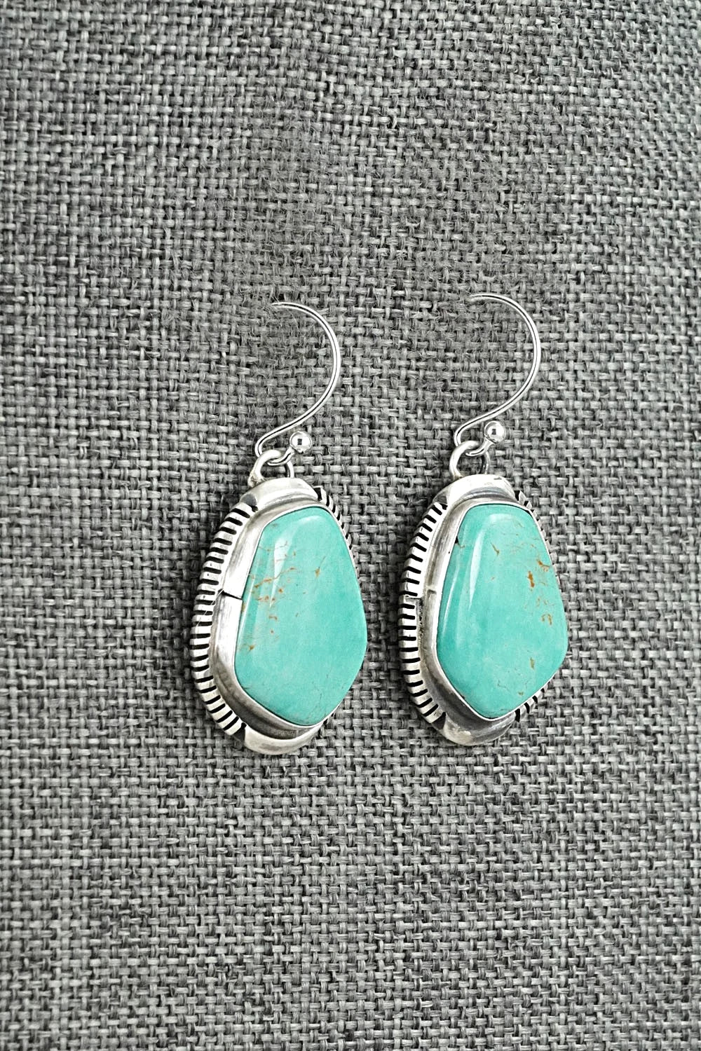 Turquoise & Sterling Silver Earrings - Thomas Francisco