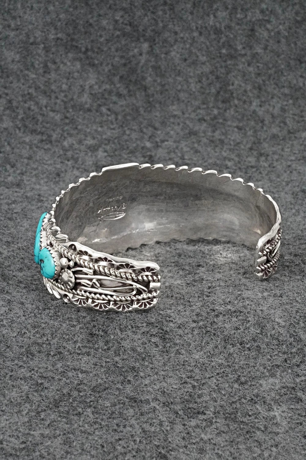 Turquoise & Sterling Silver Bracelet - Anthony Brown