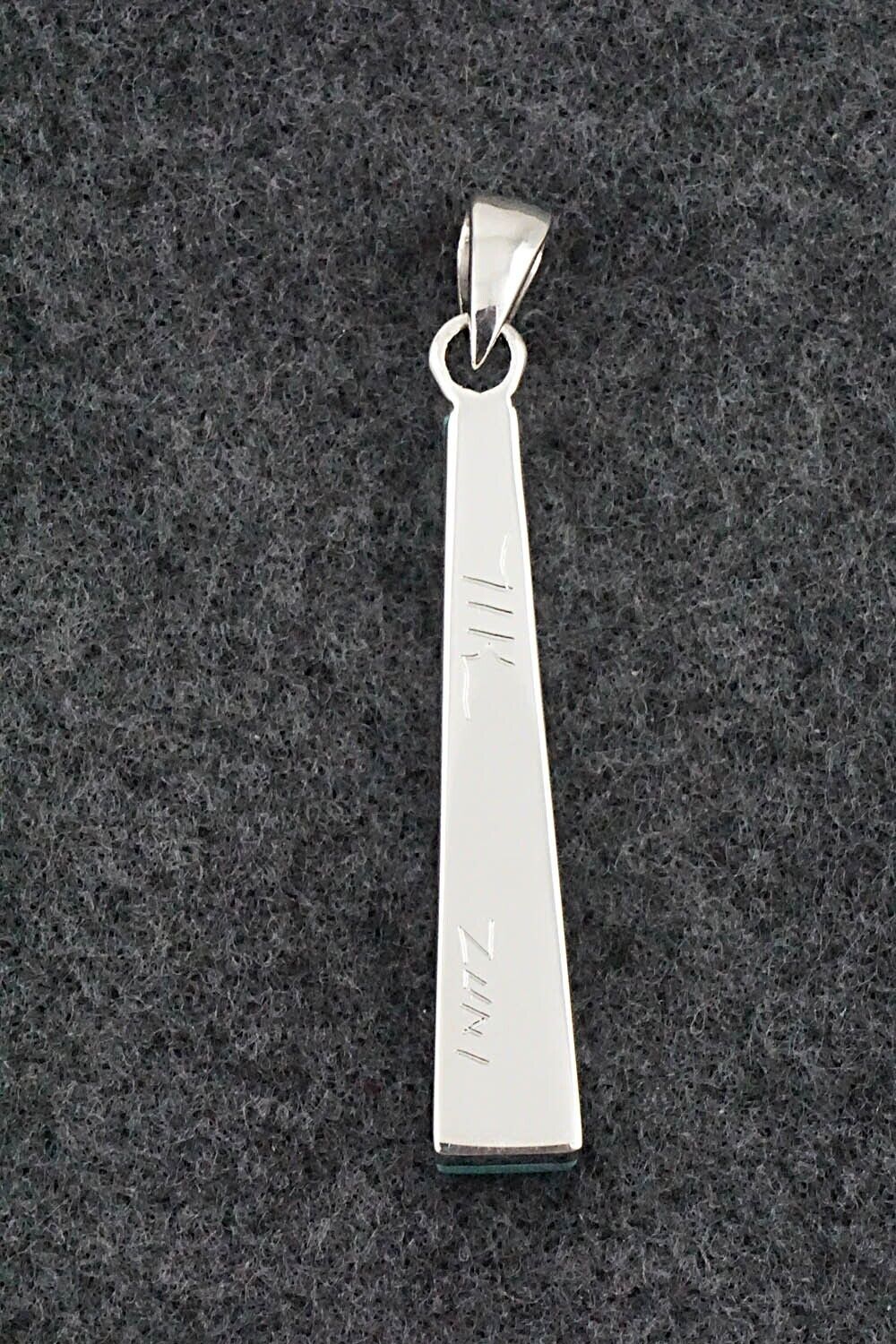 Turquoise & Sterling Silver Pendant - Madarrel Kallestewa