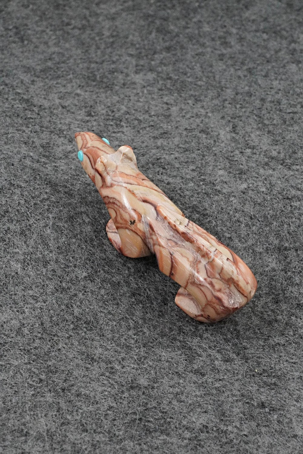 Mountain Lion Zuni Fetish Carving - Ronnie Lunasee