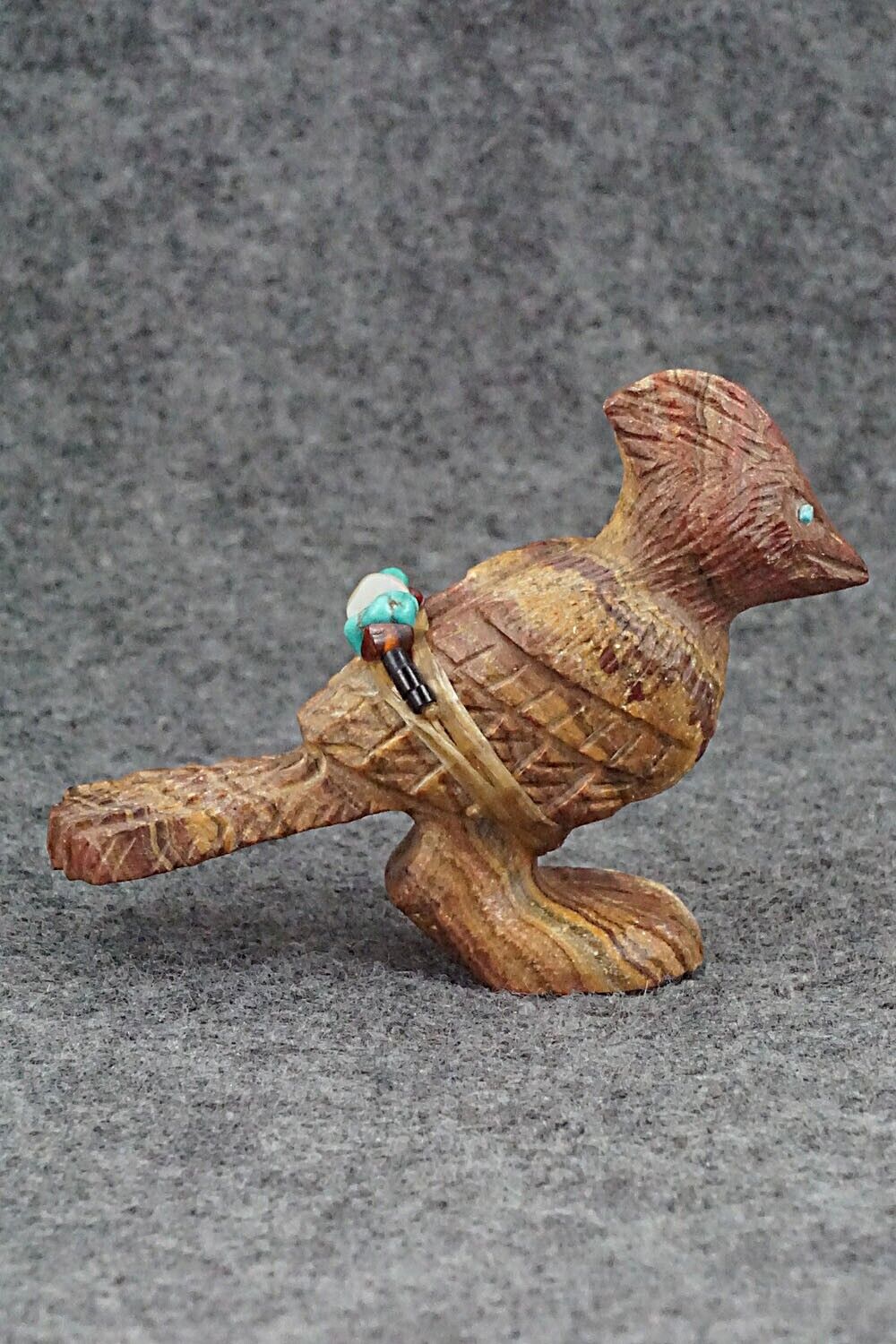 Roadrunner Zuni Fetish Carving - Douglas Martza
