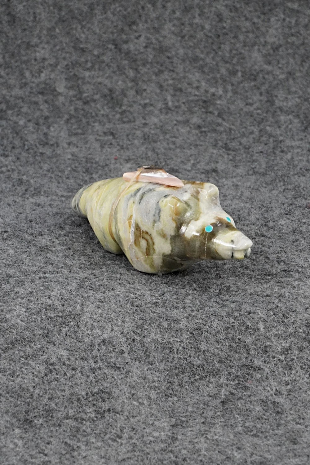 Badger Zuni Fetish Carving - Delvin Leekya