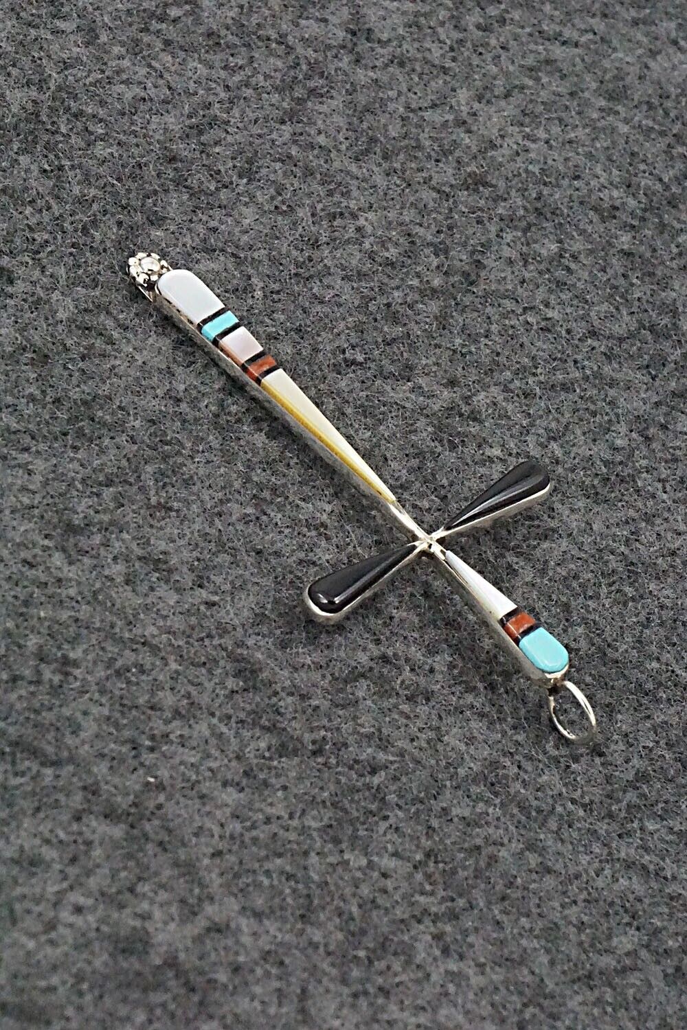 Multi-Stone & Sterling Silver Pendant - Sylvester Noche