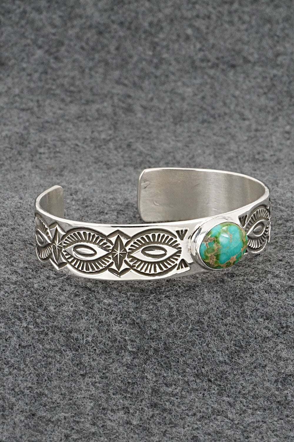 Turquoise & Sterling Silver Bracelet - Arnold Blackgoat