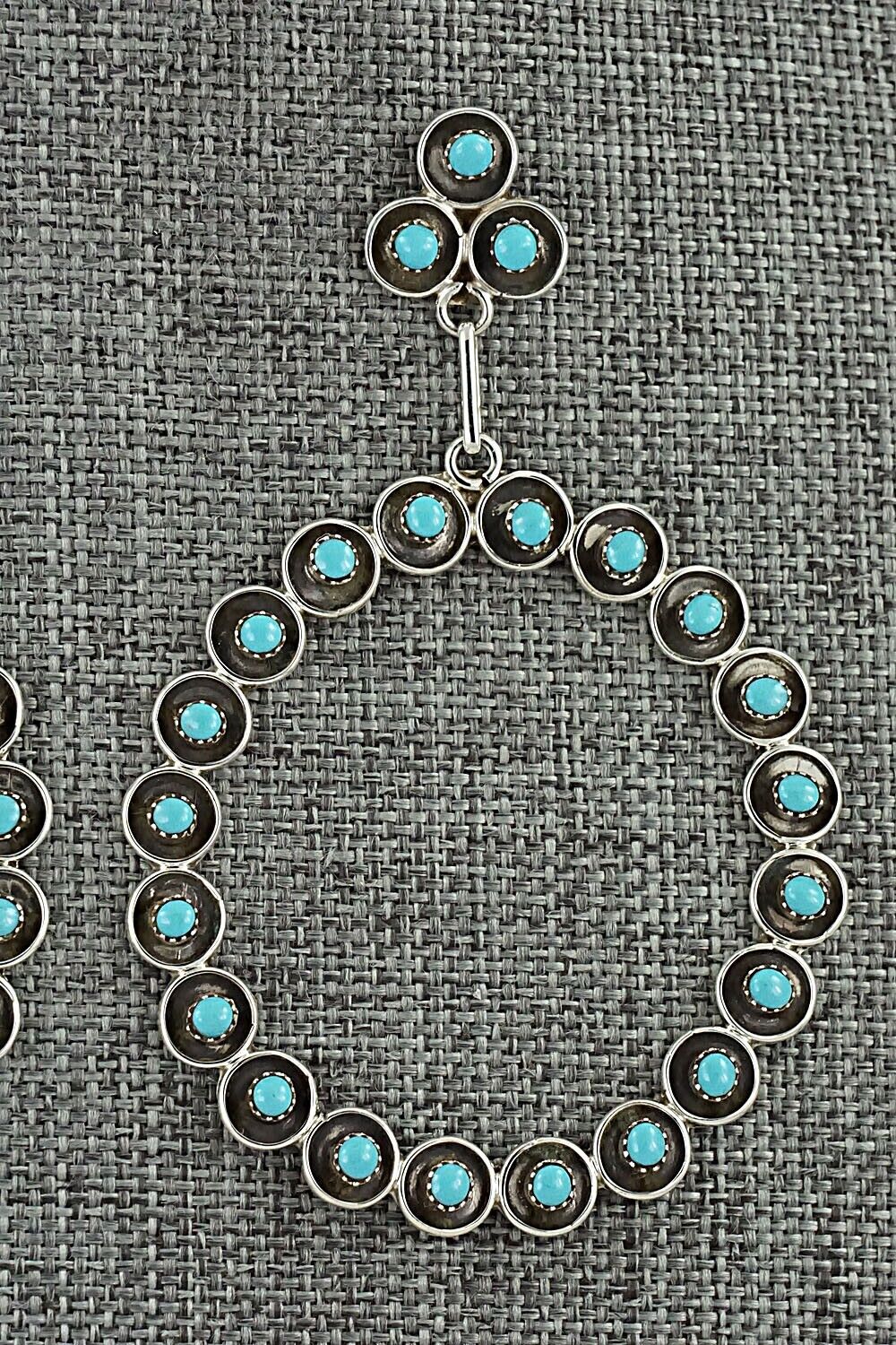 Turquoise & Sterling Silver Earrings - Ashley Laate