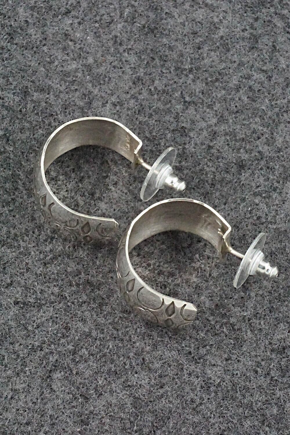 Sterling Silver Hoop Earrings - Nora Ashley