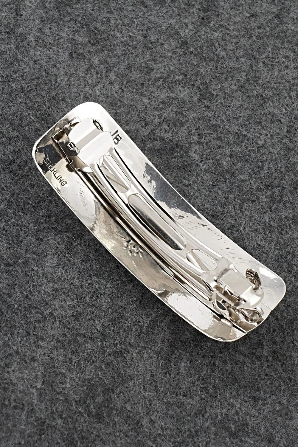 Turquoise & Sterling Silver Hair Barrette - Jolene Begay