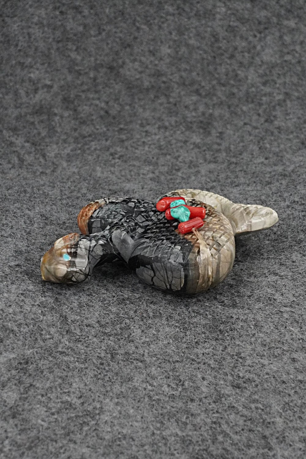 Rattlesnake Zuni Fetish Carving - Paulette & Farlan Quam